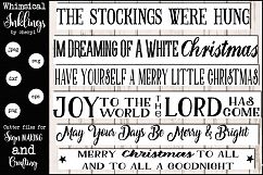 Merry Christmas To All Sign Mini Bundle SVG Product Image 1