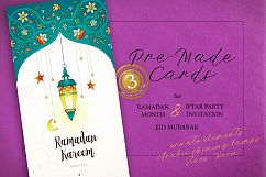 2. Set Of Ramadan Pre-Made Cards Product Image 1