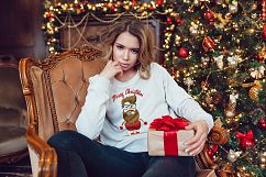 Christmas Sweatshirt Mock-Up Product Image 9