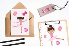 Dancing Ballerinas graphics and illustrations Product Image 4