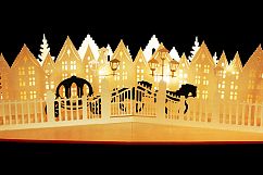 Festive scene pop up greetings card Product Image 1