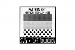 Chevron SVG * Mermaid SVG * Polka Dot SVG * Patterns Cut File Product Image 1
