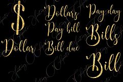 Monthly Bills Word Art Clipart Product Image 6