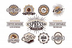 Retro Coffee Emblems #1 Product Image 3