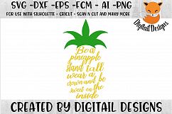 Pineapple SVG - png - eps - dxf - ai - fcm - Product Image 1