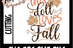 This Doll Loves Fall- Thanksgiving SVG Cu Product Image 2