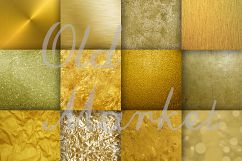 Gold Fever - Gold Digital Paper Textures Product Image 2