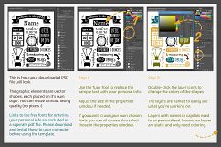 BIRTH STATS TEMPLATE - Photoshop Edition - Baby Birth Announcement Product Image 3