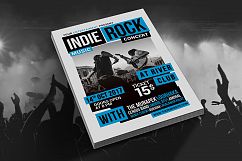 Indie Rock Music Concert Flyer Product Image 3
