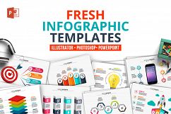 Fresh powerpoint infographics Product Image 1