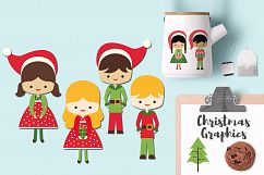 Santa&#039;s Little Helpers Clipart Graphics Product Image 2