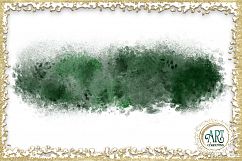 Green Shamrocks Clover Glitter Brush Strokes 24 PNG clipart Splashes  Product Image 14