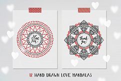 Hand drawn Love Mandalas Product Image 1