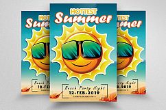 10 Summer Beach Fun Party Flyers Bundle Product Image 2