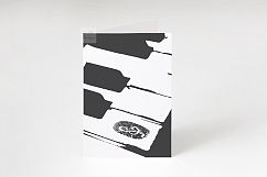 A6 A5 Greeting Card Invitation Mock up vertical psd Product Image 4