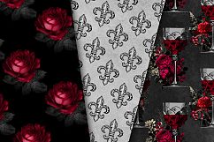 Vampire Amour Digital Paper and Clipart Product Image 3