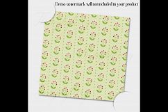 12 Spring Flower Digital Papers 6 x 6 inch Product Image 10