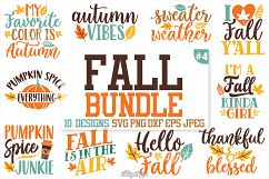 Fall Sayings SVG Bundle, Autumn, Pumpkin, Quotes, Signs, PNG Product Image 1