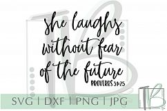 She Laughs Without Fear Of The Future SVG Product Image 2