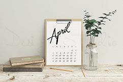Stationery mockup, Smart object PSD file , wooden desk mockup, 8x10 art template Product Image 2