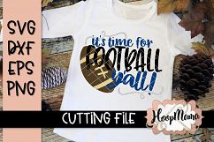 It&#039;s Time For Football Y&#039;all - Football SVG Cutting File Product Image 1