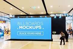+25 Billboards in Mall Mockups Product Image 13