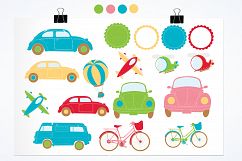 Stitched Transport graphics and illustrations Product Image 2