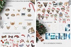 Christmas Animal Creator.Watercolor Dogs &amp; Cats Product Image 13