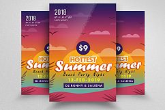 10 Summer Beach Fun Party Flyers Bundle Product Image 7
