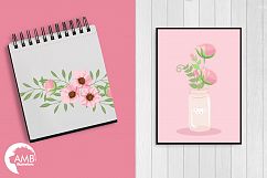 Country floral clipart, graphics, illustrations AMB-1080 Product Image 3