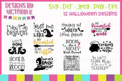 Halloween slogans Bundle, Halloween, SVG, DXF, PNG Product Image 3