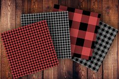 Buffalo Plaid, Buffalo Plaid Set, Check Textures, Rustic Product Image 2