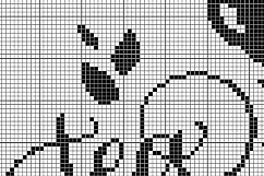 Teariffic cross stitch pattern Product Image 2