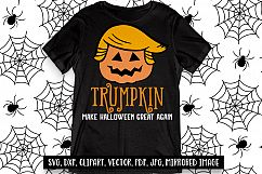 Trumpkin Pumpkin Halloween svg Product Image 2