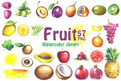 Watercolor Fruits Collection Product Image 5