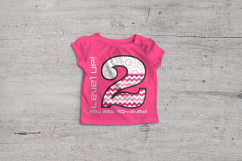 Level Up! 2nd Birthday Applique Embroidery Design Product Image 1