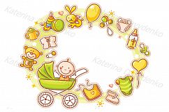 Baby clipart bundle Product Image 3