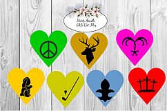 Hearts Bundle, SVG Cutting Files Product Image 1