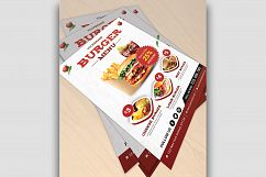 Burger Menu Flyer Discount Product Image 2
