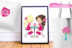 Tea Time graphics and illustrations Product Image 5