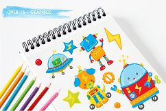 Joy Robots graphics and illustrations Product Image 3