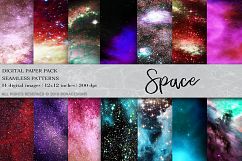 Space Galaxy Digital Paper Product Image 1