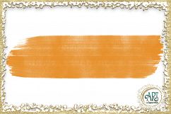 Apricot Peach Glitter Brush Strokes 24 PNG clipart Splashes  Product Image 25