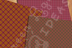 Fall Plaid Digital Papers, Plaid Backgrounds Product Image 5