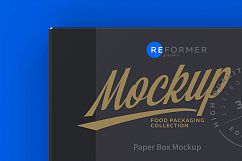 Paper Box Mockup Top View Product Image 5