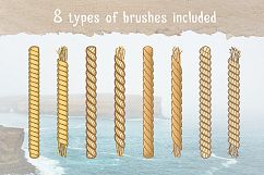 Marine Rope Pattern Brushes Set Product Image 2