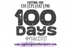 100 days of school SVG | School SVG | Nailedit SVG | Boy 100 day SVG | Silhouette | Cricut | PNG EPS DXF Product Image 2