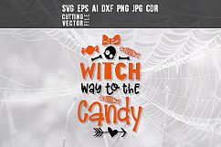 Witch way to the candy - svg, eps, ai, cdr, dxf, png, jpg Product Image 1