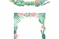 Watercolor Cactus and Succulents Collection Product Image 7