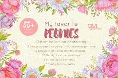 Floral Design Pack (watercolor &amp; pastel) Product Image 1